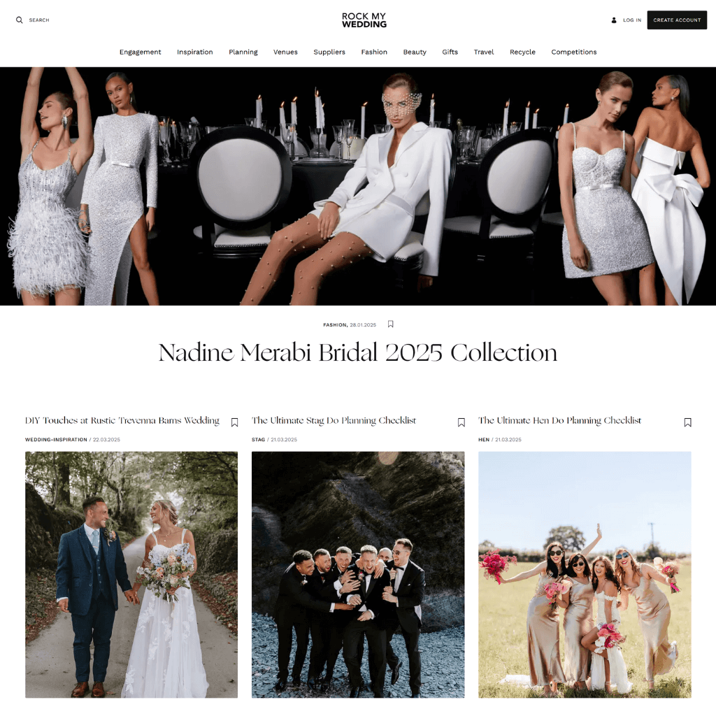 Rock My Wedding Website