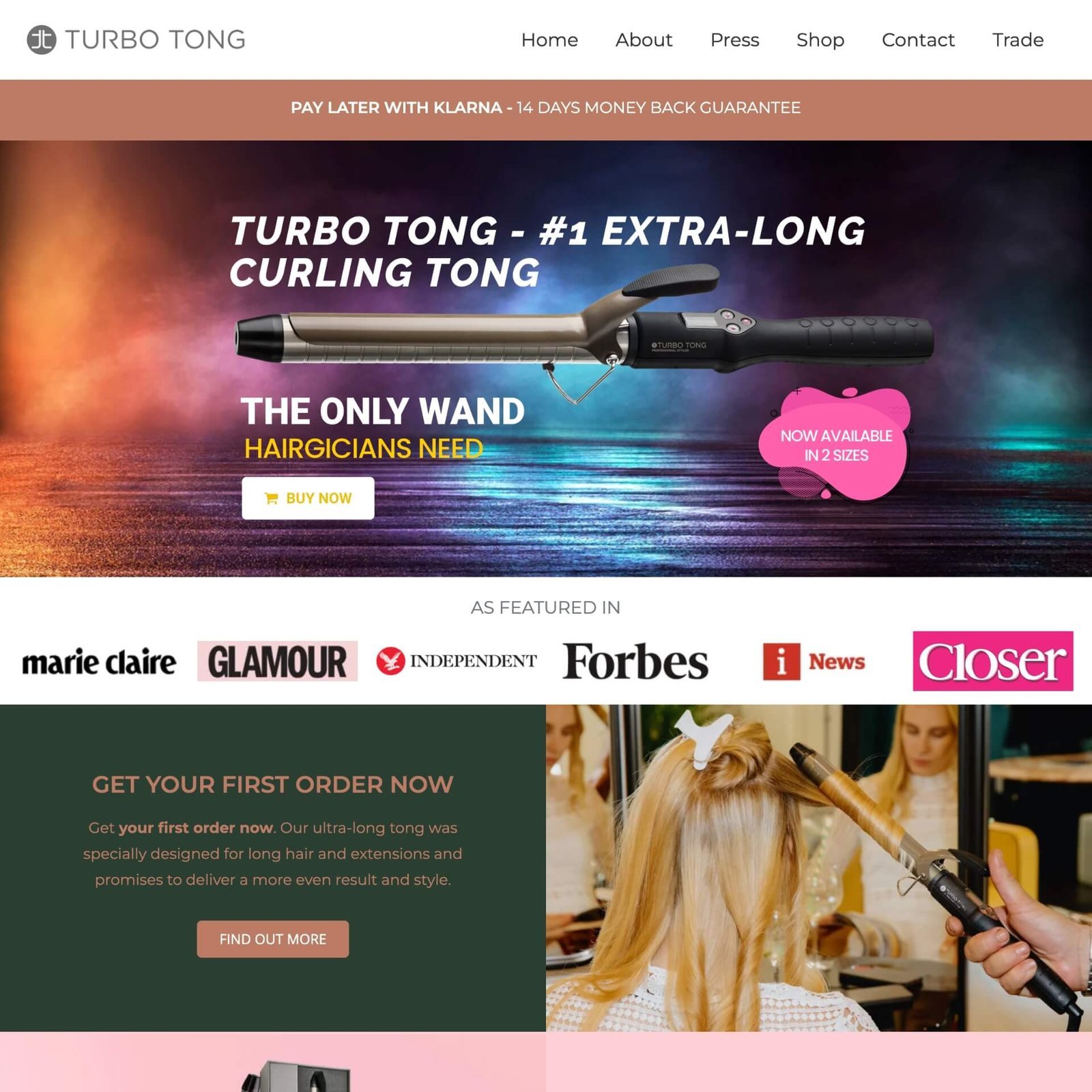 Turbo Tong Website